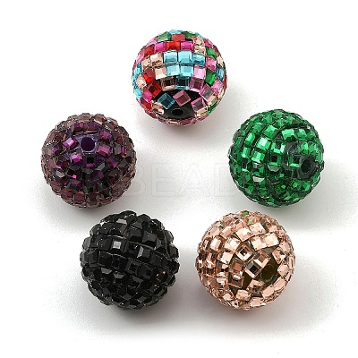 Acrylic Rhinestone Beads OACR-D307-01-20mm-1