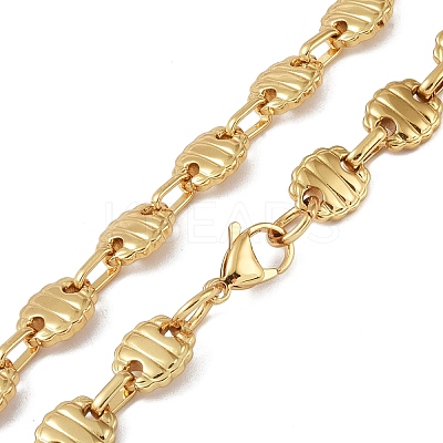 201 Stainless Steel Chain Necklaces NJEW-I127-04G-1