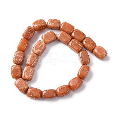 Natural Red Aventurine Beads Strands G-H331-B02-1