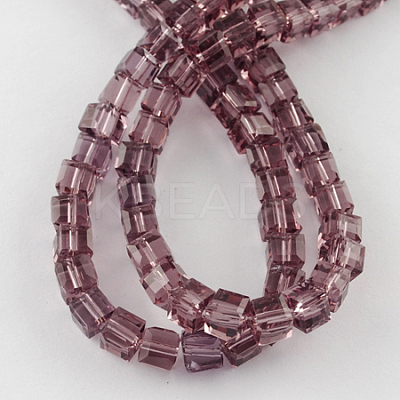 Glass Bead Strands GLAA-R041-4x4mm-18-1