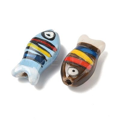 Handmade Porcelain Beads PORC-K011-01-1