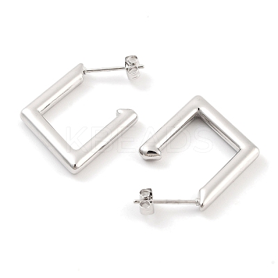 Non-Tarnish 304 Stainless Steel Stud Earrings for Women EJEW-K283-11P-1