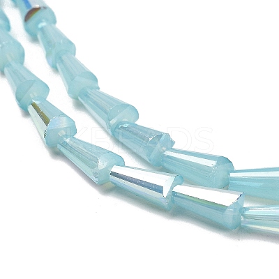 Baking Paint Glass Beads Strands DGLA-D001-03G-1