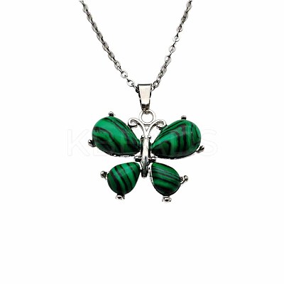 Crystal Butterfly Necklace Pendant Fashion Ornament Minimalist Pendant AM7436-6-1