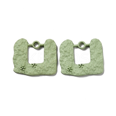 Spray Painted Alloy Pendants LS-PALLOY-P263-A05-1