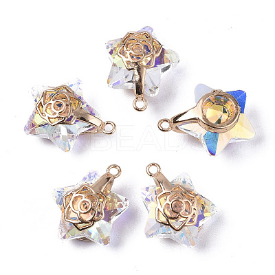 Electroplate Glass Pendants LS-X-EGLA-N005-003A-1