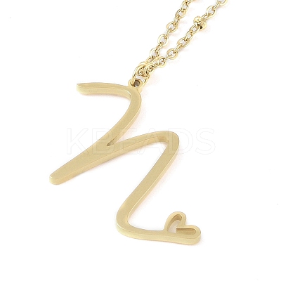 304 Stainless Steel Pendant Necklaces LS-NJEW-H029-02G-N-1