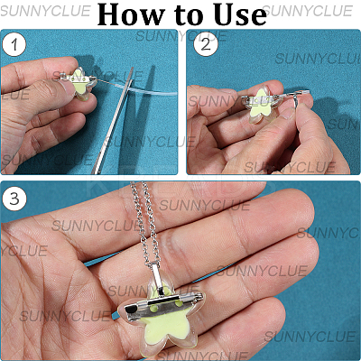 Alloy Brooch Convert Necklaces Pendant Hooks FIND-SC0019-05-1