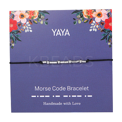 Yaya Morse Code Bracelets FS-WG6A0C8-04-1