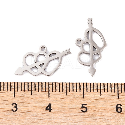 Non-Tarnish 5Pcs 201 Stainless Steel Pendants LS-STAS-M056-03P-1