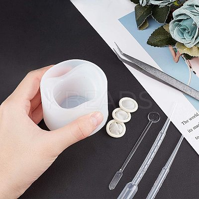 DIY Silicone Candle Holder Molds Kits DIY-AR0001-10-1