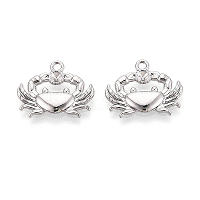 304 Stainless Steel Pendant Rhinestone Settings STAS-T070-01P-1