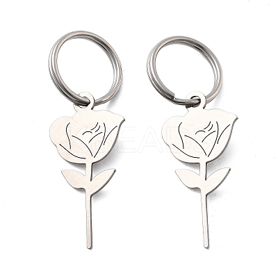 304 Stainless Steel Keychain KEYC-V001-01P-1