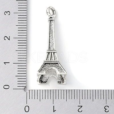 Tibetan Style Alloy Pendant TIBE-M001-06A-AS-1