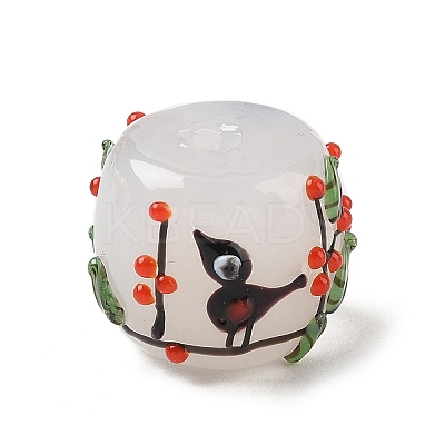 Handmade Lampwork Bumpy Beads LAMP-M025-01A-1