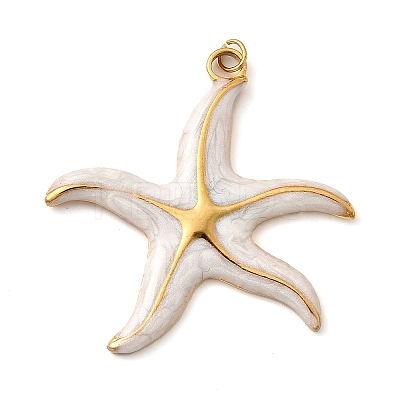 304 Stainless Steel Enamel Pendants X-STAS-B093-33G-04-1