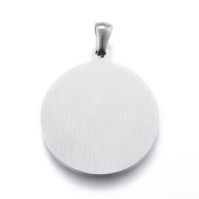 Non-Tarnish 304 Stainless Steel Pendants LS-STAS-G124-08P-1
