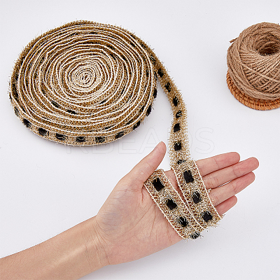 Polyester Braided Ribbons OCOR-WH0070-49-1