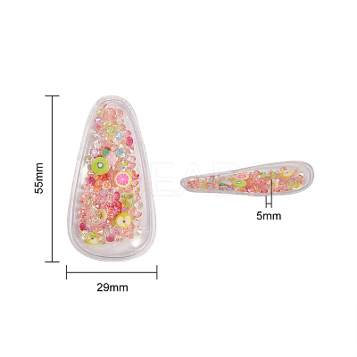 45Pcs 9 Colors Plastic with Resin and Polymer Clay Accessories RESI-CJ0001-175-1