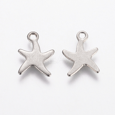 Non-Tarnish 201 Stainless Steel Charms X-STAS-F039-47-P-1