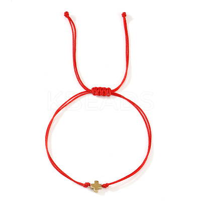 Adjustable Polyester Cord Braided Bracelets EW2287-2-1