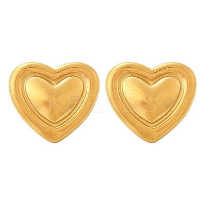 304 Stainless Steel Stud Earrings EJEW-V016-02G-01-1