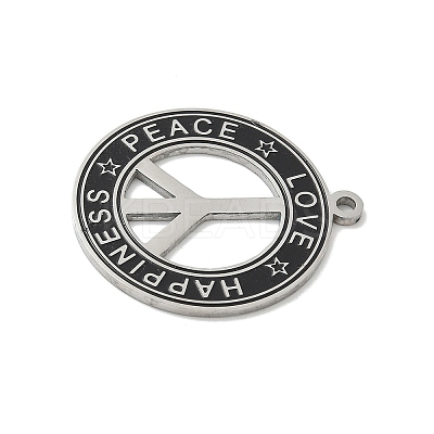 304 Stainless Steel Pendants STAS-F326-07P-1