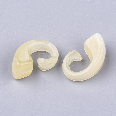 Acrylic Beads OACR-S021-11I-1