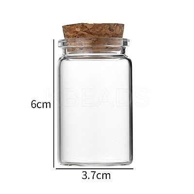 Glass Bottle CON-WH0085-72C-1