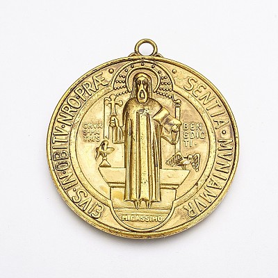 Tibetan Style Alloy Big Pendants LS-TIBEP-A17171-AG-LF-1