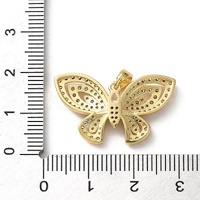 Brass Micro Pave Cubic Zirconia Pendants LS-KK-P320-03A-G-1
