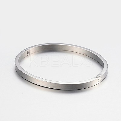 304 Stainless Steel Bangles BJEW-F303-04-1