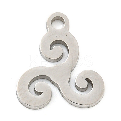 Non-Tarnish 304 Stainless Steel Charms STAS-Z076-01P-03-1