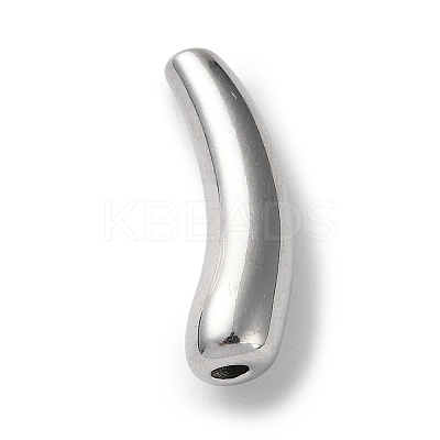 Non-Tarnish 304 Stainless Steel Tube Beads STAS-P328-09P-1
