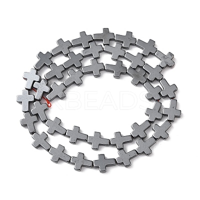 Non-magnetic Synthetic Hematite Beads Strands G-P218-17-08-1
