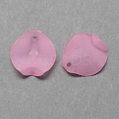 Transparent Acrylic Pendants FACR-R015-15x15mm-05-1
