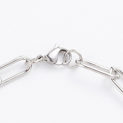 Tarnish Resistant 304 Stainless Steel Paperclip Chains LS-STAS-I146-01P-1