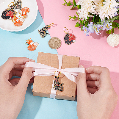 Alloy Enamel Shoe Charms PALLOY-AB00019-1