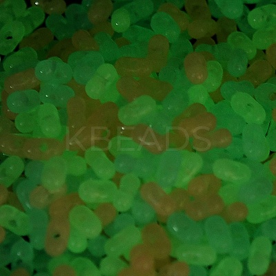 Luminous Transparent Acrylic Beads LACR-D009-01A-1