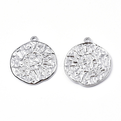 Non-Tarnish 201 Stainless Steel Pendants STAS-N098-077P-1