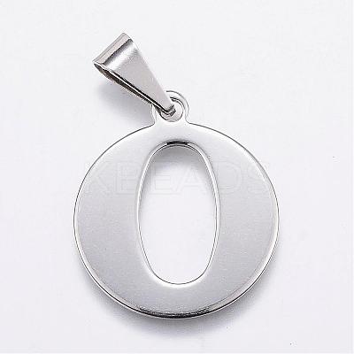 Tarnish Resistant 304 Stainless Steel Pendants STAS-F106-95P-O-1