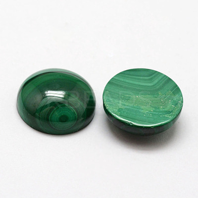 Natural Malachite Cabochons X-G-O146-03G-1