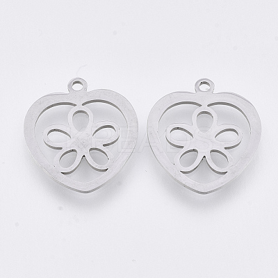 Non-Tarnish 201 Stainless Steel Pendants STAS-T044-110P-1