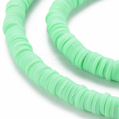 Handmade Polymer Clay Bead Strands X-CLAY-T002-6mm-51-1