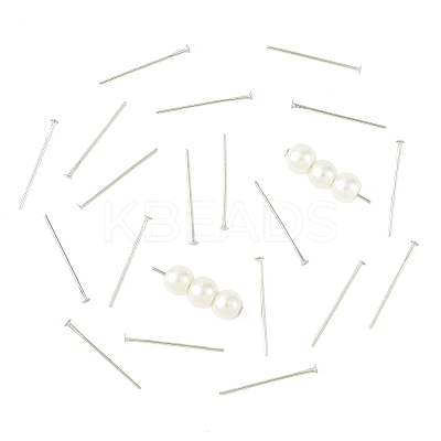 SHEGRACE Brass Flat Head Pins XGR0084P-32P-1