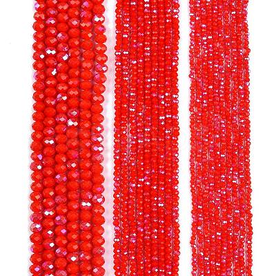 Electroplate Opaque Solid Color Glass Beads Strands EGLA-A044-P1mm-L22-1