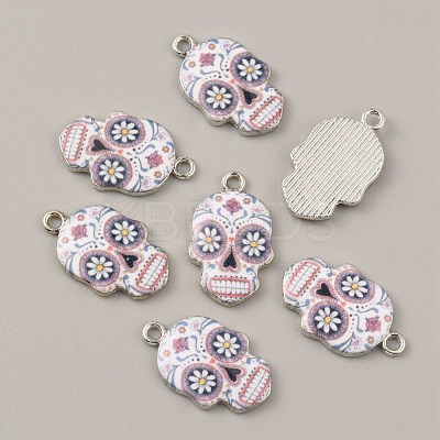 Alloy Enamel Pendants FIND-CJC0015-09G-1