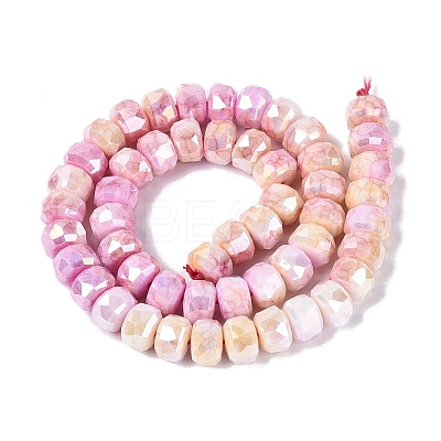 Anti-Tarnish Electroplate Glass Beads Strands GLAA-T025-10mm-11E-1