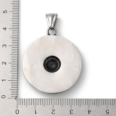 Ion Plating(IP) 304 Stainless Steel Pendants STAS-D014-04AG-1
