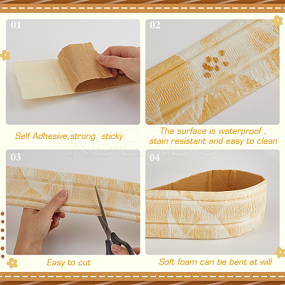 Self-Adhesive PE Contact Paper AJEW-WH20001-94C-03-1